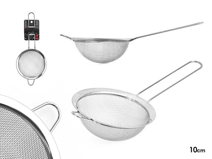 Kinvara Colador de Acero con Soporte 10 cm - Diámetro 10 cm x Longitud 23 cm (Set de 24) Kinvara Colador de Acero con Soporte 10 cm - Diámetro 10 cm x Longitud 23 cm (Set de 24)