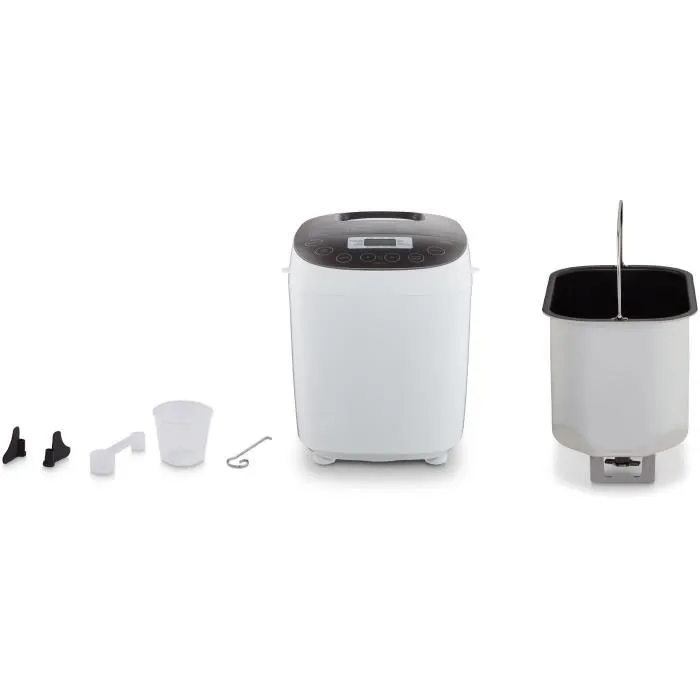 Medion Máquina de hacer pan de 950 W con 19 programas, Blanco Medion Máquina de hacer pan de 950 W con 19 programas, Blanco