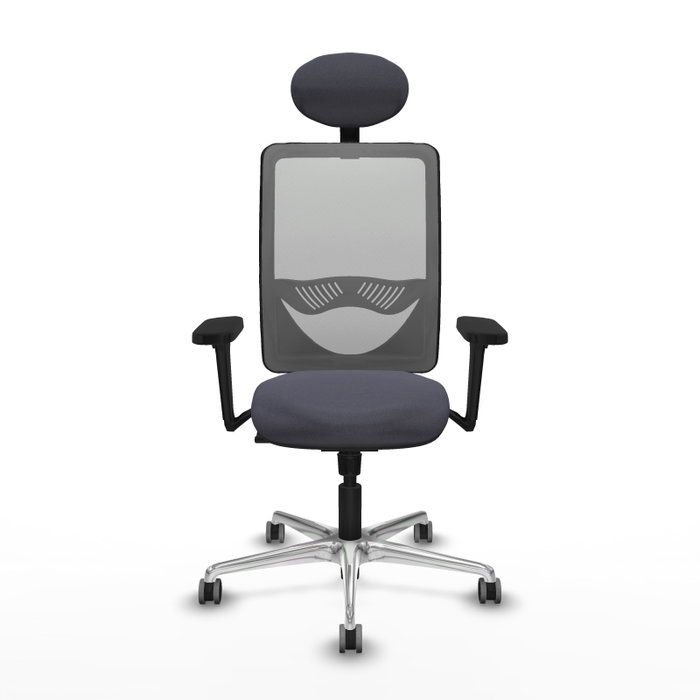 PIQUERAS Y CRESPO Silla de oficina Zulema con Mecanismo Sincro, Gris PIQUERAS Y CRESPO Silla de oficina Zulema con Mecanismo Sincro, Gris