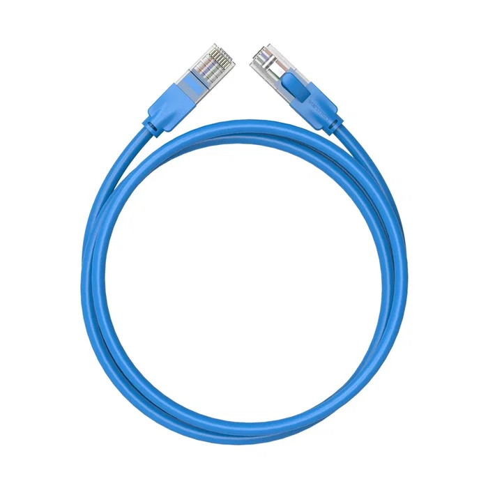 Vention Cable de Red Ethernet RJ45 IBEYH Cat6 UTP 2 metros Azul, para Gigabit Ethernet 1000 Mbps, Plug and Play
