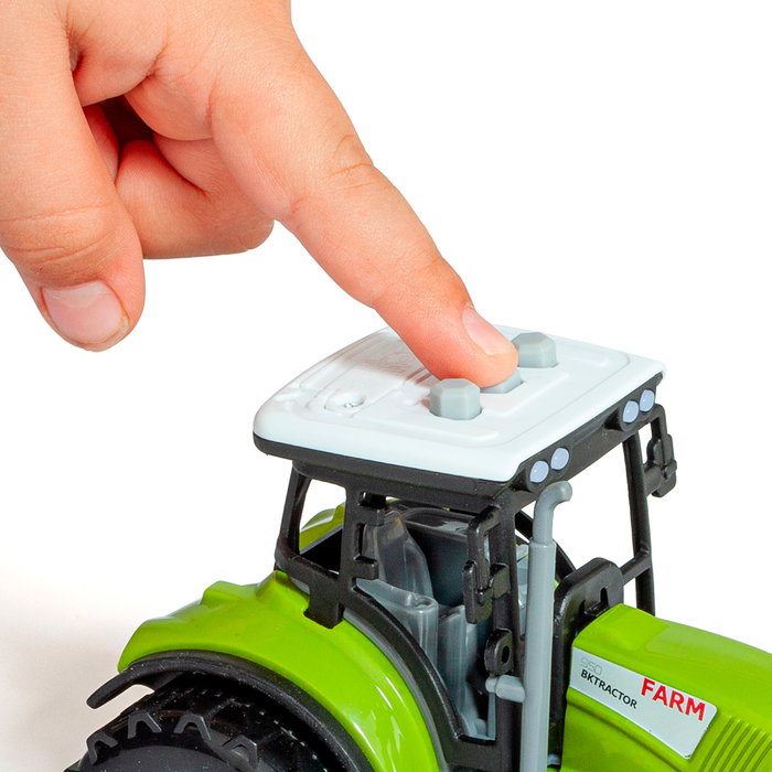 Molto 25820 Granja de Juguete con Tractor Motorizado, Luces LED, Sonidos y Accesorios para Niños +3 Años