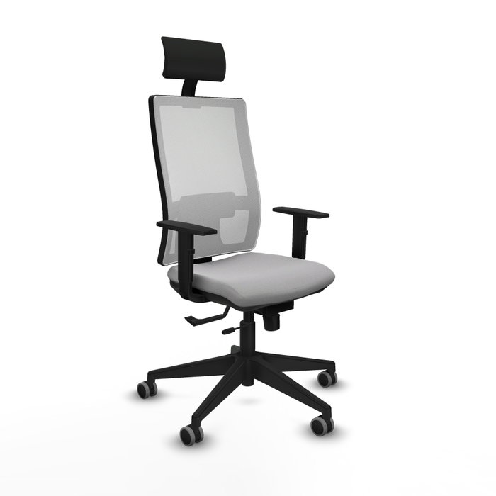 PIQUERAS Y CRESPO Silla de oficina Horna Gris claro/Blanco PIQUERAS Y CRESPO Silla de oficina Horna Gris claro/Blanco