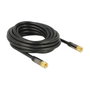 DeLOCK Cable coaxial 88921 RG-6/U con conector F a F de 5 m