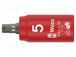 WERA Vaso Allen-bit aislado HEX 5mm 1/4 pulg.