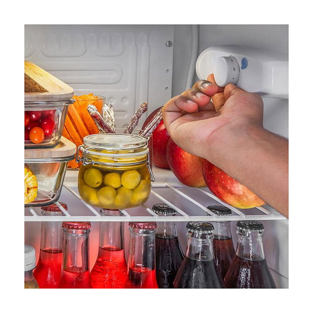 Cecotec GrandCooler 20000 L SilentCompress Blanco E - Nevera Independiente de 46 L, Clase N-T, 38 dB, Puertas Reversibles