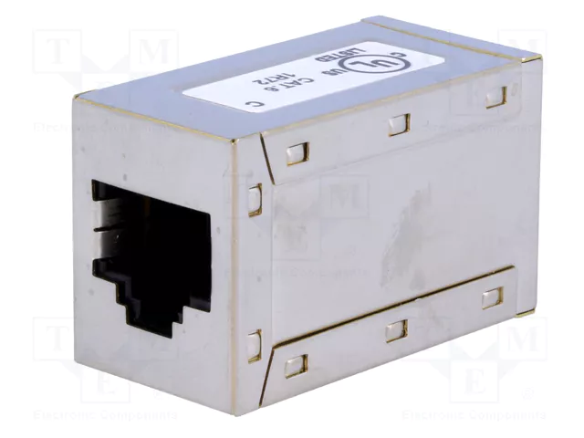Digitus Acoplador modular CAT 6 apantallado RJ45 hembra Níquel