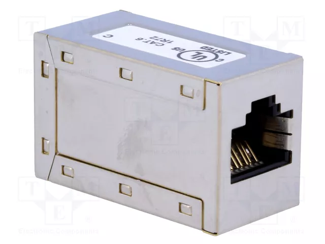 Digitus Acoplador modular CAT 6 apantallado RJ45 hembra Níquel