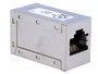 Digitus Acoplador modular CAT 6 apantallado RJ45 hembra Níquel