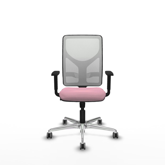 PIQUERAS Y CRESPO Silla de oficina Motilla Rosa y Blanco PIQUERAS Y CRESPO Silla de oficina Motilla Rosa y Blanco