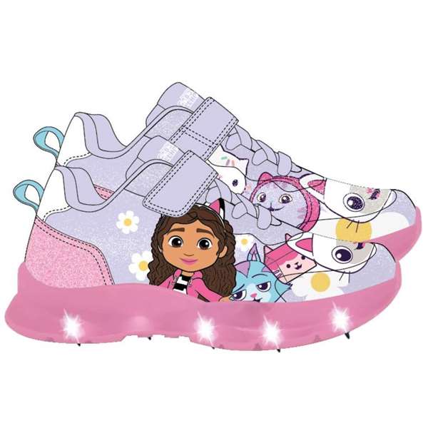 Gabby's Dollhouse Deportiva Suela TPR con Luces Gabby's Dollhouse T031 LILAC Gabby's Dollhouse Deportiva Suela TPR con Luces Gabby's Dollhouse T031 LILAC