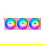 Thermaltake CT140 EX ARGB Ventilador PC Rosa 140mm 3 Unidades