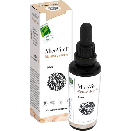 100% NATURAL MicoVital Melena de león extracto líquido 50 ml 100% NATURAL MicoVital Melena de león extracto líquido 50 ml
