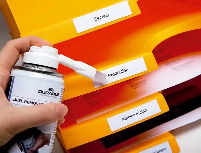 Durable Eliminador de etiquetas adhesivas, Quitaetiquetas para papel, Bote 200 ml