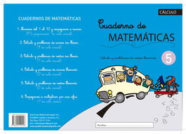 Cuaderno Rebost (Cas.) Matematicas Nº 5 (Set de 5)