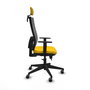 PIQUERAS Y CRESPO Silla de oficina Horna Sincro/Traslack Amarillo/Gris