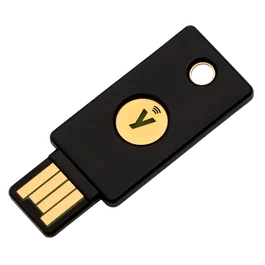 Yubico YubiKey 5 NFC Negro Llave de Seguridad Hardware Autenticación 2FA FIDO2 USB-A (5060408461426)