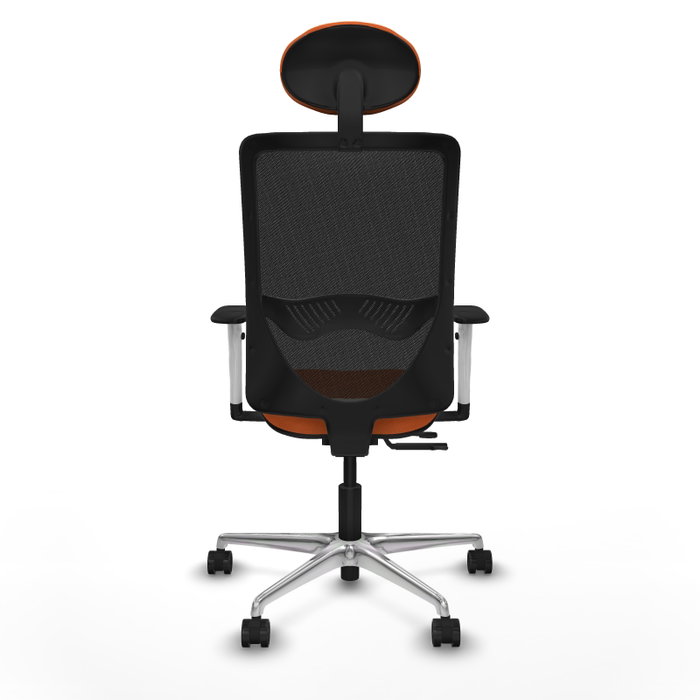 PIQUERAS Y CRESPO Silla de oficina Zulema Naranja y Negro