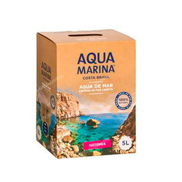 Aquamarina Costa Brava Agua de Mar Isotónica Bag in Box 5 Litros - Agua de Mar Mediterránea Microfiltrada en Frío