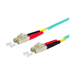 METZ CONNECT 151J1JOJO30E - Patchcord Óptico LC-D/LC-D OM3 3m (50/125 µm, Full Duplex) - Cable de Fibra