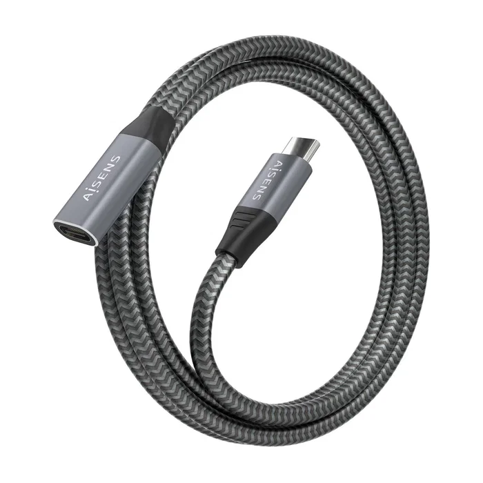 Aisens Cable Alargador USB 3.2 Gen 2x2 USB-C Macho a USB-C Hembra 1,5m Gris Aisens Cable Alargador USB 3.2 Gen 2x2 USB-C Macho a USB-C Hembra 1,5m Gris