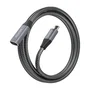Aisens Cable Alargador USB 3.2 Gen 2x2 USB-C Macho a USB-C Hembra 1,5m Gris