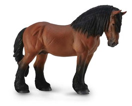 Collecta Caballo Ardenas Staillon Bay XL 88759 Figura Réplica Miniatura Mundo Natural de Juguete +3 Años