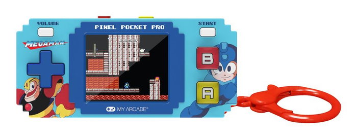 MY-MY ARCADE GAMING My Arcade Pixel Pocket Pro Mega Man (6 juegos incluidos)