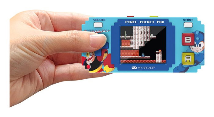 MY-MY ARCADE GAMING My Arcade Pixel Pocket Pro Mega Man (6 juegos incluidos)