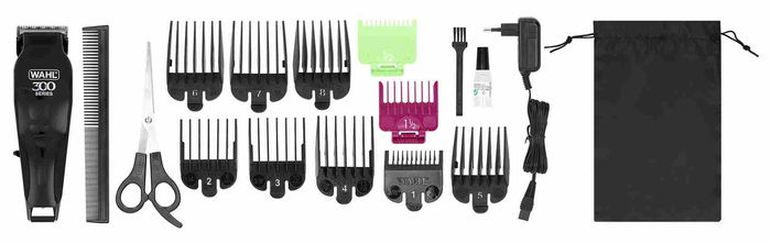 Wahl 20602-0460 Cortapelos con y sin Cable + Cortabarbas Home Pro 300 Recargable 120 min Autonomía Cuchillas Extraíbles Wahl 20602-0460 Cortapelos con y sin Cable + Cortabarbas Home Pro 300 Recargable 120 min Autonomía Cuchillas Extraíbles