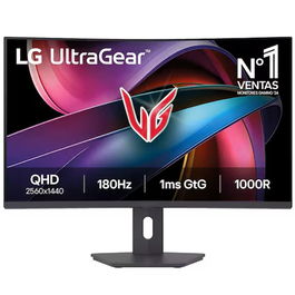 LG Monitor Curvo Gaming UltraGear 32G600A-B 31.5" QHD 2560x1440 180Hz 1ms AMD FreeSync HDR10, Panel VA 1000R, Ajustable