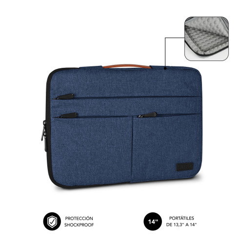 Subblim Funda Air Padding 360 Sleeve 13,3-14 Pulgadas Azul