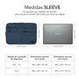 Subblim Funda Air Padding 360 Sleeve 13,3-14 Pulgadas Azul