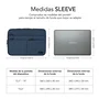 Subblim Funda Air Padding 360 Sleeve 13,3-14 Pulgadas Azul
