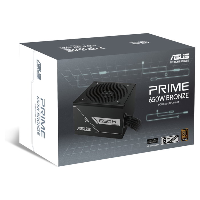 ASUS Prime PRIME-650B-BLACK 650 W 80+ Bronze Negro