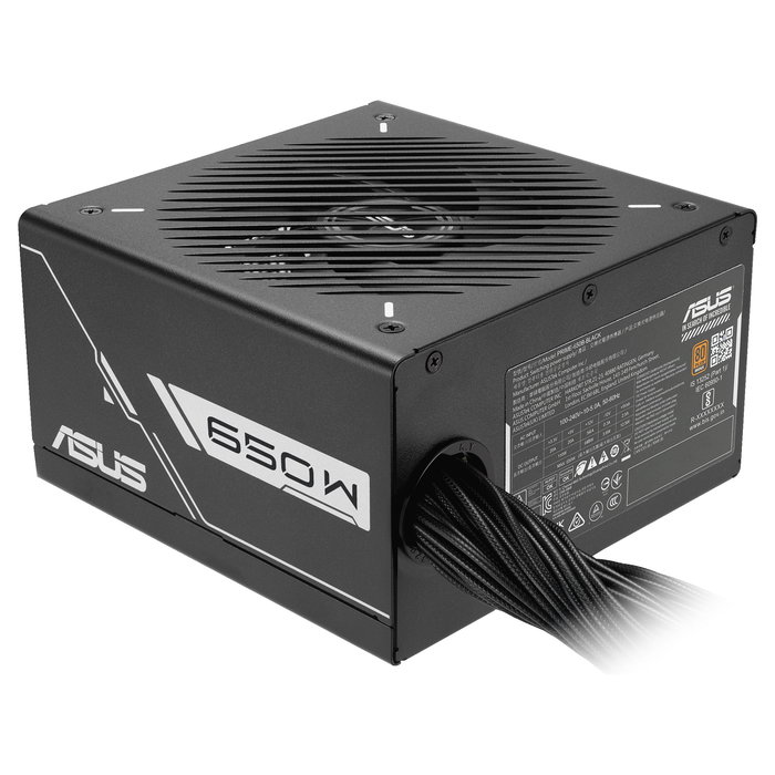 ASUS PRIME-650B-BLACK Fuente de alimentación 650W 80+ Bronze certificada negro ASUS PRIME-650B-BLACK Fuente de alimentación 650W 80+ Bronze certificada negro