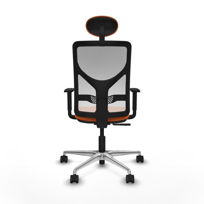 PIQUERAS Y CRESPO Silla de oficina Motilla Naranja y Blanco PIQUERAS Y CRESPO Silla de oficina Motilla Naranja y Blanco