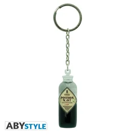 ABYstyle ABYKEY367 Llavero 3D Harry Potter Poción N07 - Llavero de Plástico Verde Transparente (29x29x60 mm)