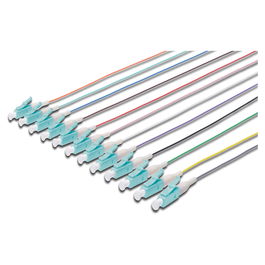 Digitus LWL Pigtails LC simplex OM3 12Stk 2.00m