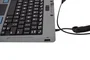 Gamber-Johnson 7160-1449-00 Teclado QWERTY Inglés de EE. UU. con Touchpad USB