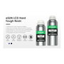 eSUN 3D Resina UV/LCD Hard Tough Grey 1kg para Impresora 3D, Fotopolímero 405nm, Modelado de Alta Precisión