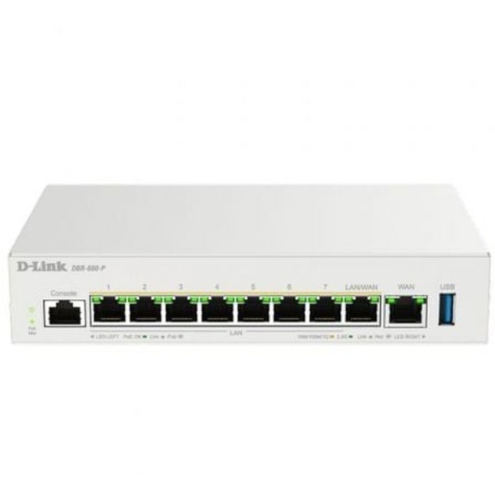 D-Link DBR-600-P Router Empresarial 2.5G PoE con VPN y Gestión Wi-Fi D-Link DBR-600-P Router Empresarial 2.5G PoE con VPN y Gestión Wi-Fi