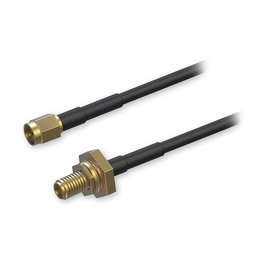 Teltonika PR2VM20M Cable de extensión SMA, 2 metros, Macho-Hembra, 50 ohmios, 2.7 GHz, Negro, para red móvil