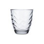 Set 6 Vasos Bajos Vidrio Waves Quid 26 cL
