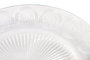 DKD Home Decor Set de 6 Platos Llanos de Cristal Mandala Transparente 25,4 cm
