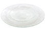 DKD Home Decor Set de 6 Platos Llanos de Cristal Mandala Transparente 25,4 cm