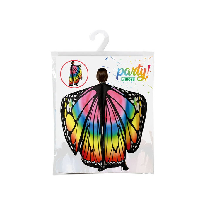 Atosa Alas de Mariposa Multicolor XXL para Adultos