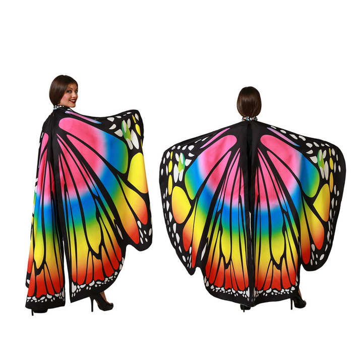 Atosa Alas de Mariposa Multicolor XXL para Adultos