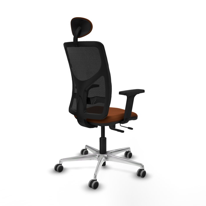 PIQUERAS Y CRESPO Silla de oficina Motilla con Mecanismo Sincro/Traslack, Marrón y Negro PIQUERAS Y CRESPO Silla de oficina Motilla con Mecanismo Sincro/Traslack, Marrón y Negro
