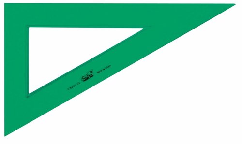 Cartabón verde 25 cm