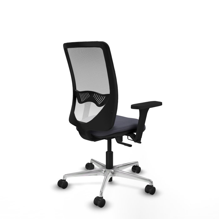 PIQUERAS Y CRESPO Silla de oficina Zulema con mecanismo Sincro/Traslack, Gris oscuro y Blanco PIQUERAS Y CRESPO Silla de oficina Zulema con mecanismo Sincro/Traslack, Gris oscuro y Blanco